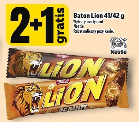 Baton Lion Nestle 41/42 g promocja w TOPAZ