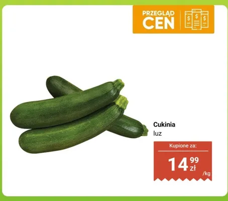Cukinia luz Biedronka promocja w Biedronka