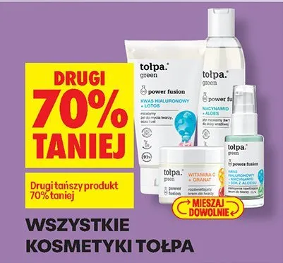 Wszystkie produkty Tołpa DRUGI -70% promocja w Biedronka