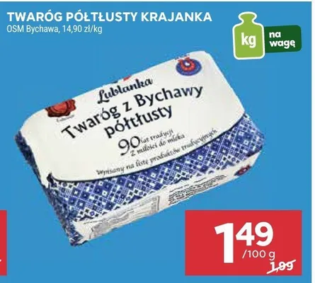 Twaróg półtłusty promocja w Stokrotka