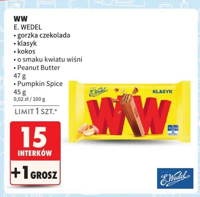 Wafle WW, różne rodzaje promocja w Intermarche