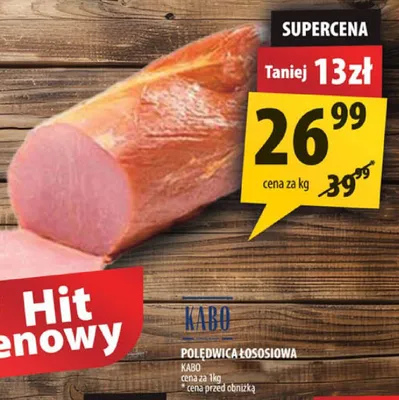 Polędwica łososiowa KABO promocja w Arhelan