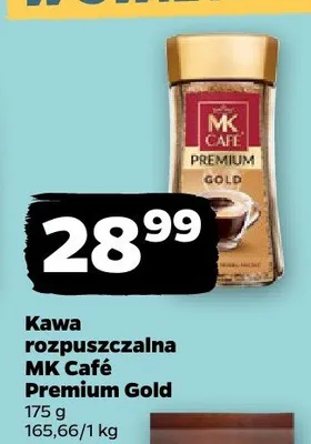 Kawa rozpuszczalna MK Café Premium Gold promocja w Netto