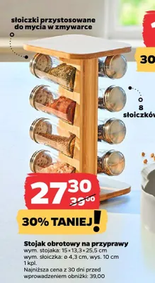 Stojak obrotowy na przyprawy promocja w Netto