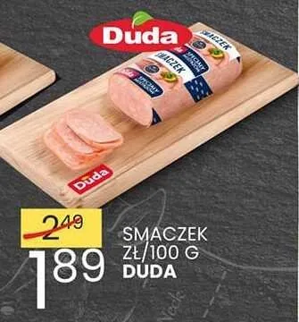 Smaczek zł/100g Duda promocja w Wafelek