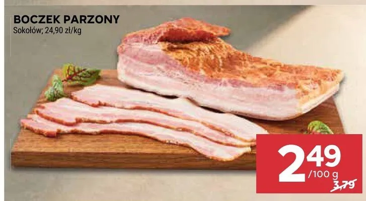 Boczek parzony Sokołów promocja w Stokrotka