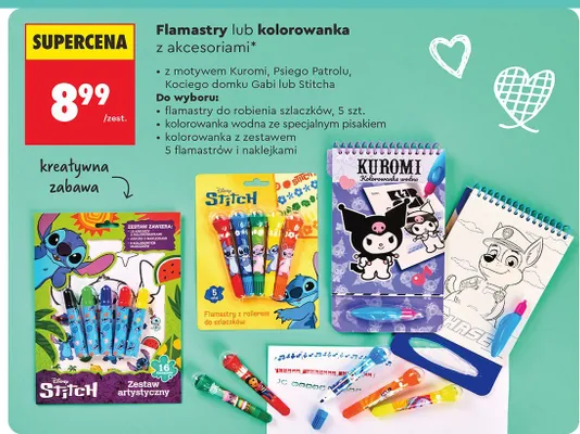 Flamastry promocja w Biedronka