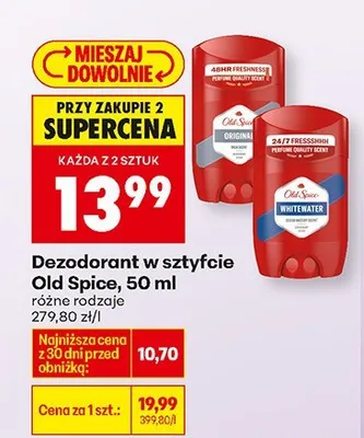 Dezodorant w sztyfcie, 50 ml Old Spice promocja w Biedronka
