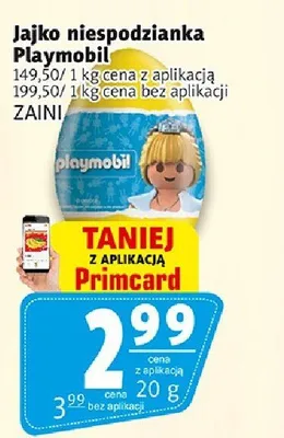 Jajko niespodzianka Playmobil ZAINI promocja w Prim Market