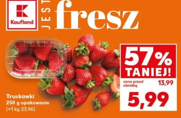 Truskawki promocja w Kaufland