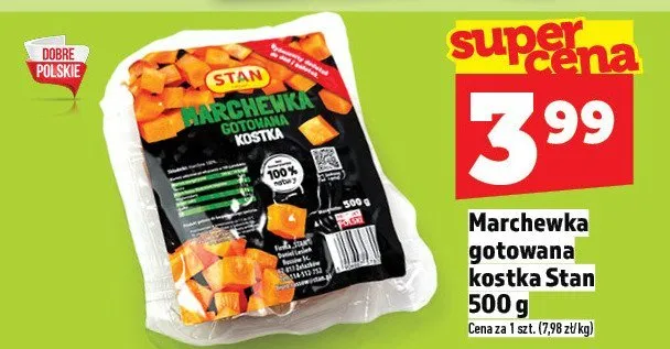 Marchewka gotowana kostka Stan promocja w TOPAZ