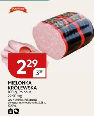 Mielonka królewska Polonus promocja w Chata Polska