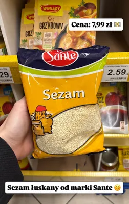 Sezam łuskany  promocja w Dino