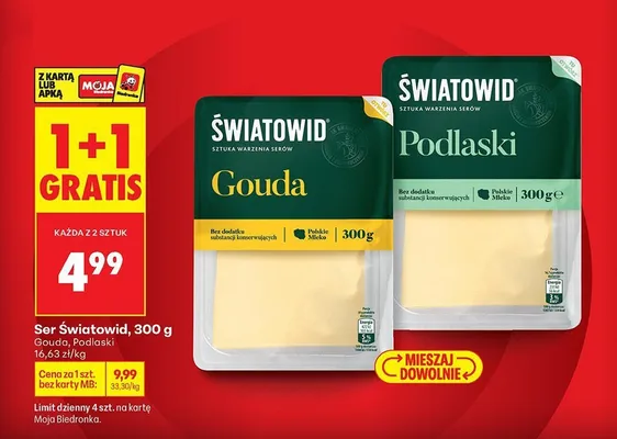 Ser promocja w Biedronka