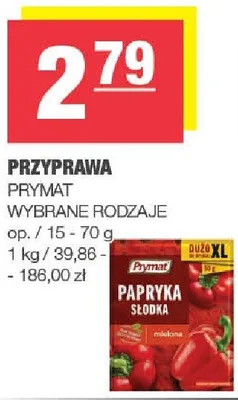 Przyprawa PRYMAT wybrane rodzaje promocja w SPAR
