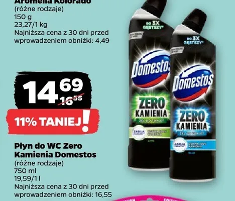 Płyn do WC Zero Kamienia, różne rodzaje promocja w Netto