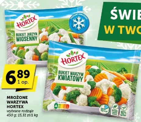 Mrożone warzywa Hortex wybrane rodzaje promocja w ABC
