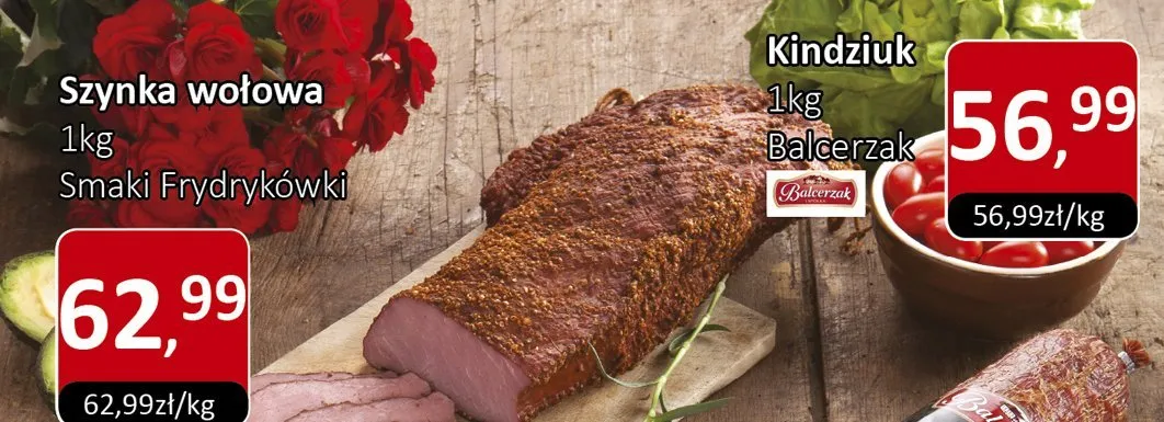 Kindziuk wędlina 1kg Balcerzak promocja w Market Point