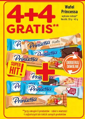 Wafel Princessa Longa promocja w POLOmarket