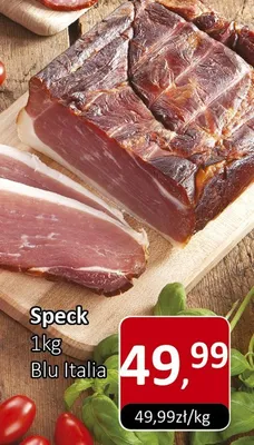 Speck wędlina 1kg Blu Italia promocja w Market Point