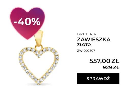 Zawieszka złoto promocja w Briju
