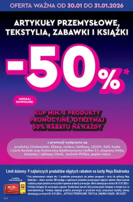 Gazetka, Z ladą tradycyjną, strona 1 promocja w Biedronka