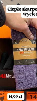 Skarpety fioletowe Heavyweight promocja w Biedronka