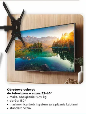 Uchwyt do telewizora promocja w Biedronka
