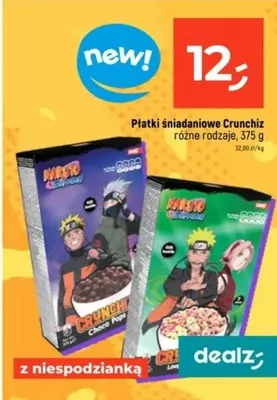 Płatki śniadaniowe Crunchiz różne rodzaje promocja w Dealz