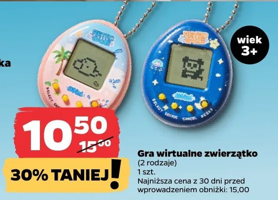 Gra wirtualne zwierzątko (2 rodzaje) promocja w Netto