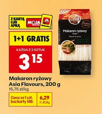 Makaron ryżowy, 200 g Asia Flavours promocja w Biedronka