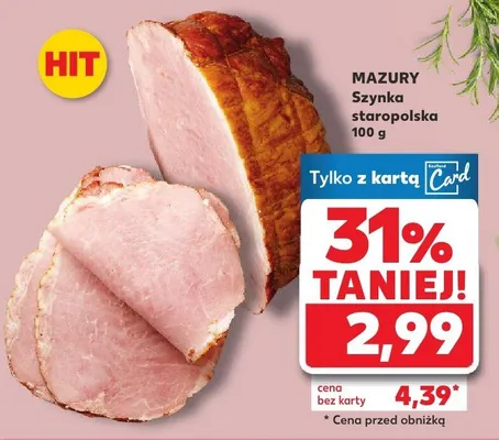 Szynka staropolska Mazury promocja w Kaufland
