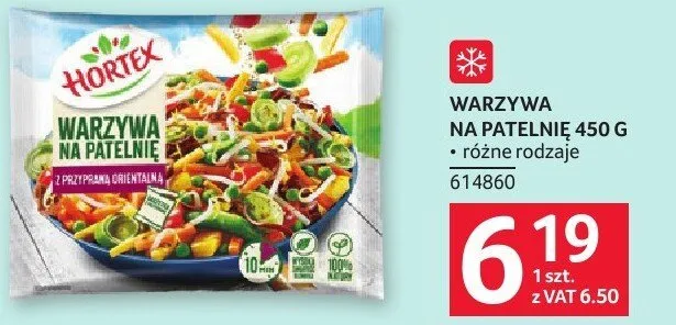 Warzywa na patelnię Hortex promocja w Selgros