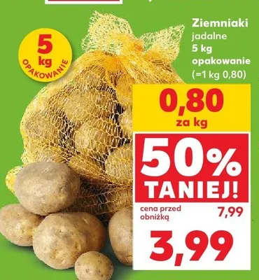 Ziemniaki jadalne 5 kg Kaufland promocja w Kaufland