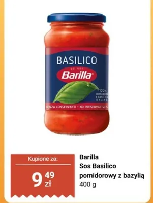Sos pomidorowy z bazylią promocja w Biedronka