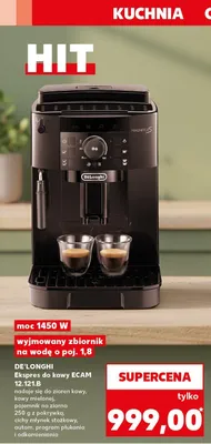 Ekspres do kawy ECAM 12.12.B De'Longhi promocja w Kaufland