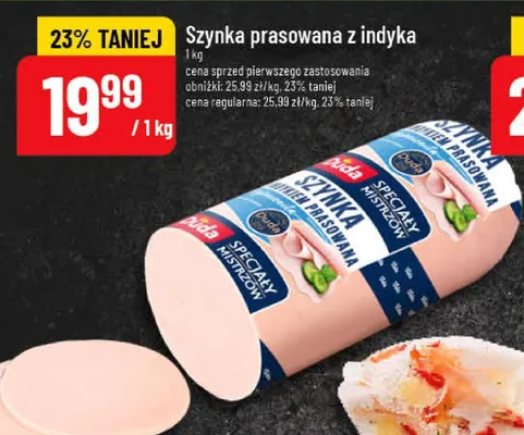 Szynka prasowana z indyka promocja w POLOmarket