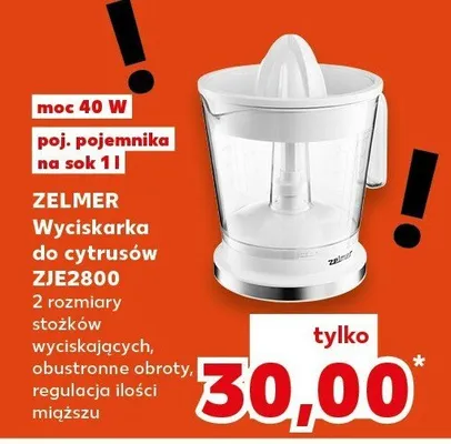 Wyciskarka do cytrusów ZJE2800 Zelmer promocja w Kaufland
