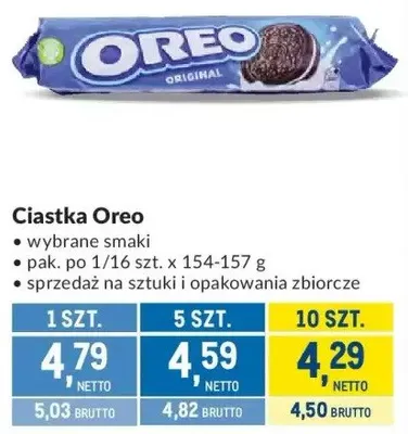 Ciastka Oreo promocja w Makro