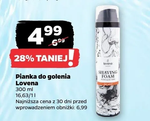 Pianka do golenia Lovena promocja w Netto