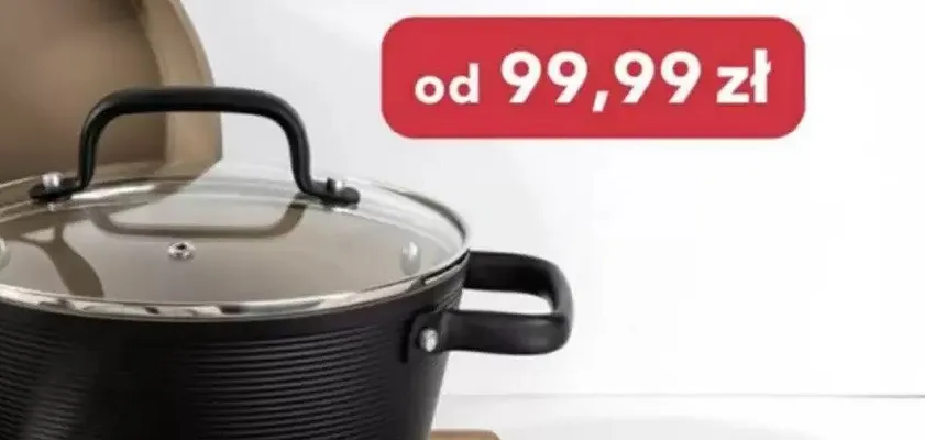 Garnek aluminiowy CARINA BLACK Nela promocja