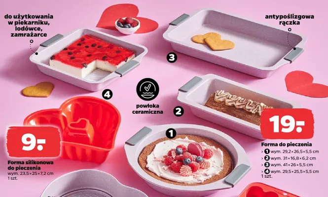 Forma silikonowa do pieczenia promocja w Netto