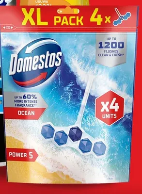 Kostki do WC Power 5 Ocean XL Pack 4 szt. promocja w Biedronka