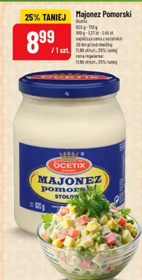 Majonez Pomorski Odefix promocja w POLOmarket