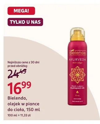 Olejek w piance do ciała, 150 ml promocja w Rossmann