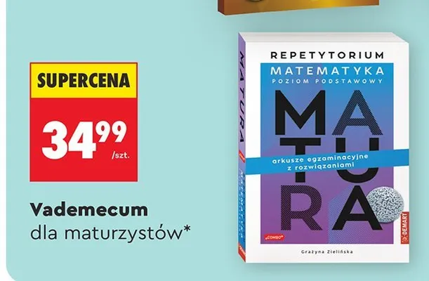 Vademecum Repetytorium Matematyka poziom podstawowy promocja w Biedronka
