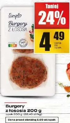 Burgery z łososia promocja w Supeco