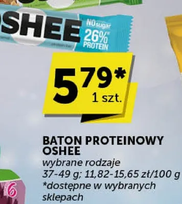 Baton proteinowy Oshee wybrane rodzaje promocja w Euro Sklep