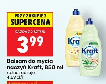 Balsam do mycia naczyń Kraft, 850 ml promocja w Biedronka
