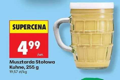 Musztarda Stołowa  promocja w Biedronka
